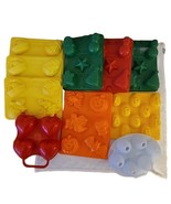 Jello Jigglers Egg Mold Lot 10 Easter Christmas Shooters Valentines Hall... - €49,10 EUR