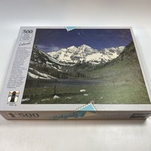 Rainbow Works Colorado Mountains 500 Piece Puzzle (75920-8) Vintage - $8.48