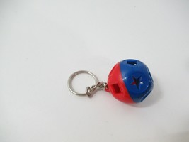 Tupperware keychain new shape o ball sorter miniature red blue new no package - $8.90