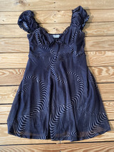 Urban outfitters NWT $49 women’s swirl mini dress size S black B7 - £17.52 GBP