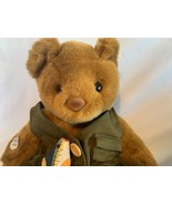 Build a Bear Plush Teddy Bear Toy 12" Stuffed Animal Green Vest W/ Fish & Shorts - £25.56 GBP