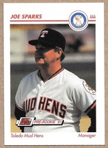 1991 Line Drive AAA #599 Joe Sparks Toledo Mud Hens - £1.58 GBP