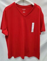 Men's XXL Every Wear Short Sleeve V-Neck T-Shirt, Red  Goodfellow & Co  image 2