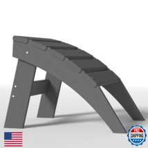 Plawdlik Folding Ottoman for Adirondack Chair–HDPE All-Weather Footrest ... - $78.81