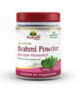 Aushadh Brahmi Powder 100 gram - Calm &amp; Focus Support - $11.99