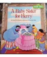 Seasame Street A Baby Sister For Herry Hardcover Book - €0,86 EUR