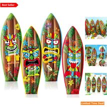 Tiki Inflatable Surfboard Set - 4 Colorful 36 Inch Decorations for Parties - $56.38