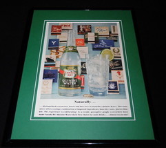 1958 Canada Dry Quinine Water Framed 11x14 ORIGINAL Vintage Advertisement  - $49.49