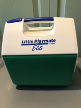 Little Playmate Igloo Elite Lunch Size Cooler Green Blue - $19.34