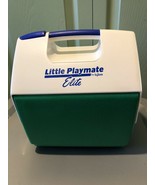 Little Playmate Igloo Elite Lunch Size Cooler Green Blue - £15.20 GBP