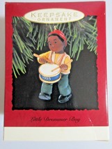 Vintage Hallmark Keepsake Little Drummer Boy 1993 Christmas Ornament Retro NIB - £7.74 GBP