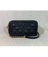 NEW Tory Burch Black Fleming Double Zip Mini Bag $398 - $398.00