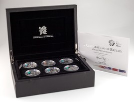 2012 Royal Mint Célébration de Grande Bretagne Six Pièce Kit Great Briti... - $5,263.11 MXN