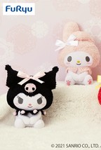 Japan My Melody&Kuromi Fuwa Fuwa Ribbon Plush Doll (2pc set) - 19cm Birthday - €65,89 EUR