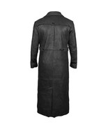 Black Trench Coat For Men | Leather Long Winter Coat | Full Length Coat ... - $258.49 CAD
