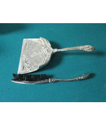 ANTIQUE 9.25 CANDLE ANGEL SNUFFER -  TABLE BREAD CRUMBS BRUSH GODINGER  ... - £44.10 GBP