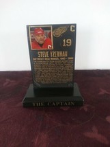 Steve Yzerman Commemorative Hall Of Fame Plaque Detroit Red Wings #19 - £12.42 GBP