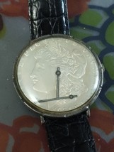 Le Jour Genuine 1921 Morgan Silver Dollar Watch For Parts Or Repair - $187.00