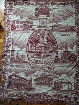 Vintage North East Pa Tapestry Wine Country Grapes Cherry Festival Main Street - £28.80 GBP
