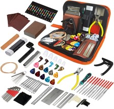 99 Pcs. Guitar Tool Kit, Professional Guitar Repairing Maintenance Tool Kit With - £50.31 GBP