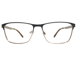 Perry Ellis Eyeglasses Frames PE 408-1 Black Brown Square Full Rim 55-16-140 - £22.25 GBP