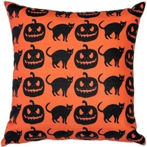 Pillow Decor - Halloween Decor Throw Pillow 17x17 (PD2-0150-01-17) - £27.48 GBP