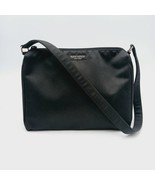 Vintage Kate Spade New York Black Nylon Shoulder Bag Purse Y2K 90s - $46.74