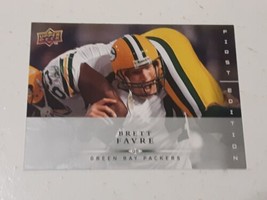 Brett Favre Green Bay Packers 2008 Upper Deck First Edition Card #56 - £0.76 GBP