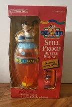 Vintage Mickey&#39;s Stuff For Kids Spill Proof Bubble Rocket Tootsie Toy Di... - £24.08 GBP