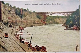 View of Whirlpool Rapids and Great Gorge Route, Niagra Falls Postcard - $4.95