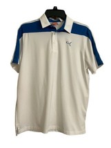 Puma Collared Shirt Blue &amp; White Youth Size Xl Golf - £10.55 GBP