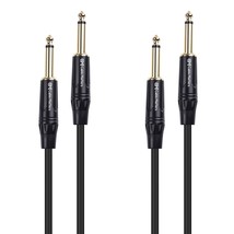 Electric Guitar Cable, Cable Matters 2-Pack 1/4 Inch Ts To Ts, 6 Ft\.. - £28.76 GBP