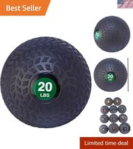 Workout Exercise Fitness Weighted Medicine Ball, Wall Ball and Slam Ball... - $46.56