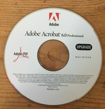2003 Acrobat 6.0 Professional Software Upgrade Installation CD For Macin... - £15.97 GBP