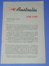 Australia Vintage Pamphlet Booklet Brochure Jan 1957 - £13.31 GBP