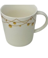 Starbucks 2012 Christmas Holiday White Coffee Cup Mug with Gold Ornament... - £10.09 GBP