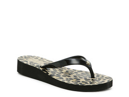 KATE SPADE New York Milli Wedge Flip Flop Thongs Leopard ( 10 ) - £52.43 GBP