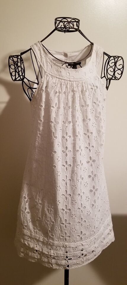 Primary image for City Triangles ~ Junior's  Size 5 ~ White ~ Lined ~ Cotton ~ Sleeveless Dress