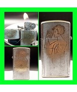 Naughty Vintage Lighter With Zippo Insert - Vietnam War Time - Risqué - ... - £47.33 GBP