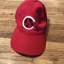 unknownlogo C3 globe Red hat cap strapback - $5.60