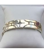 NCL VINTAGE MEXICAN 925 STERLING SILVER HEAVY LINK BRACELET 69.7 GRAM 8 ... - $5,035.46 MXN
