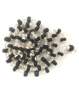 Karungali Mala / Ebony Mala in Pure Silver - 6 mm - Lab Certified - $109.89