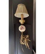 Art Nouveau Lamp, Brass Floral Table/Bedside Lamp, Vintage Colonial Lamp... - $8,059.64 MXN