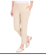 Hilary Radley Women&#39;s Pull-On Ankle Pant CREAM SZ SMALL  - €17,17 EUR