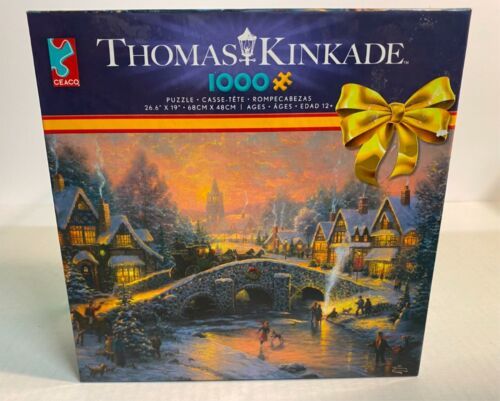 Primary image for Ceaco - Thomas Kinkade - "Spirit of Christmas" 1000pc Jigsaw Puzzle Pre-Owned