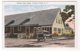 Dupont Club House Car Carney&#39;s Point New Jersey 1920c postcard - $6.44