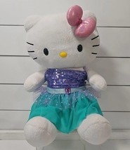 Hello Kitty Build A Bear Plush White with Pink Bow Sanrio Original - $459.88 MXN