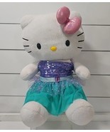 Hello Kitty Build A Bear Plush White with Pink Bow Sanrio Original - $24.70