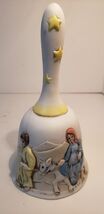 Vintage Nativity Scenes Bell Christmas 1985 Porcelain 6.5" Tall - $6.99