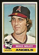 California Angels Mike Miley 1976 Topps Baseball Card # 387 Vg - £0.40 GBP